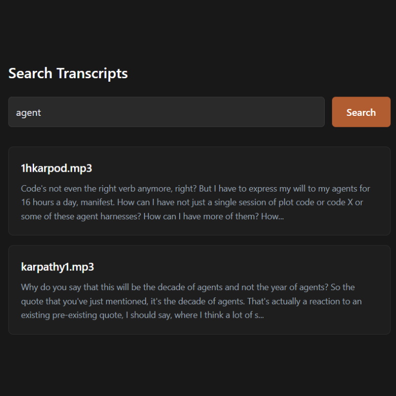 Cross file search